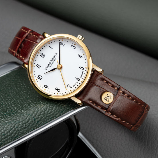 Damenuhr Nabucco braun/gold