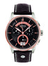 Herrenuhr GRANDIOSO Lederarmband, braun