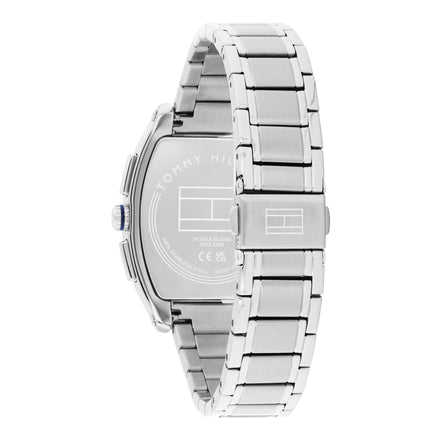 Herrenuhr Oxford silber, blau
