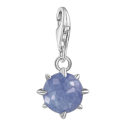 Charm-Anhänger blau "Geburtsstein Dezember"