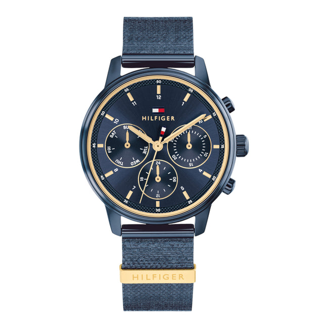 Damenuhr Blake blau goldfarben