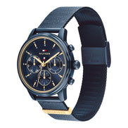 Damenuhr Blake blau goldfarben