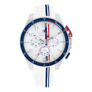Bank Herrenuhr Chronograph weiß
