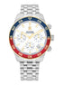 TH85 Herrenuhr blau rot