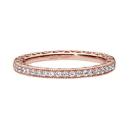 ROSE Ring Unendliche Herzen Zirkonia