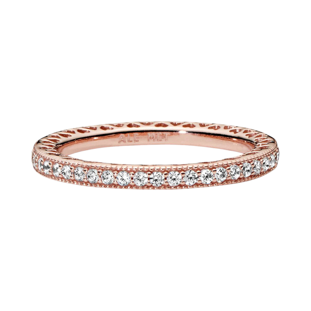 ROSE Ring Unendliche Herzen Zirkonia
