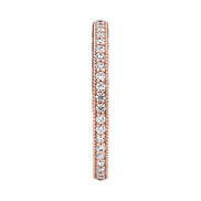 ROSE Ring Unendliche Herzen Zirkonia