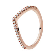 ROSE Ring Schimmernder Wunsch Zirkonia