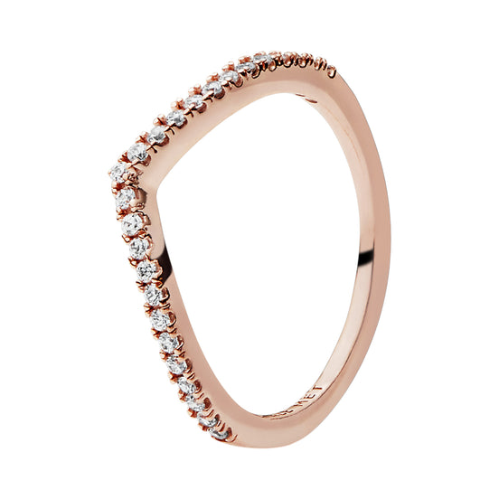 ROSE Ring Schimmernder Wunsch Zirkonia