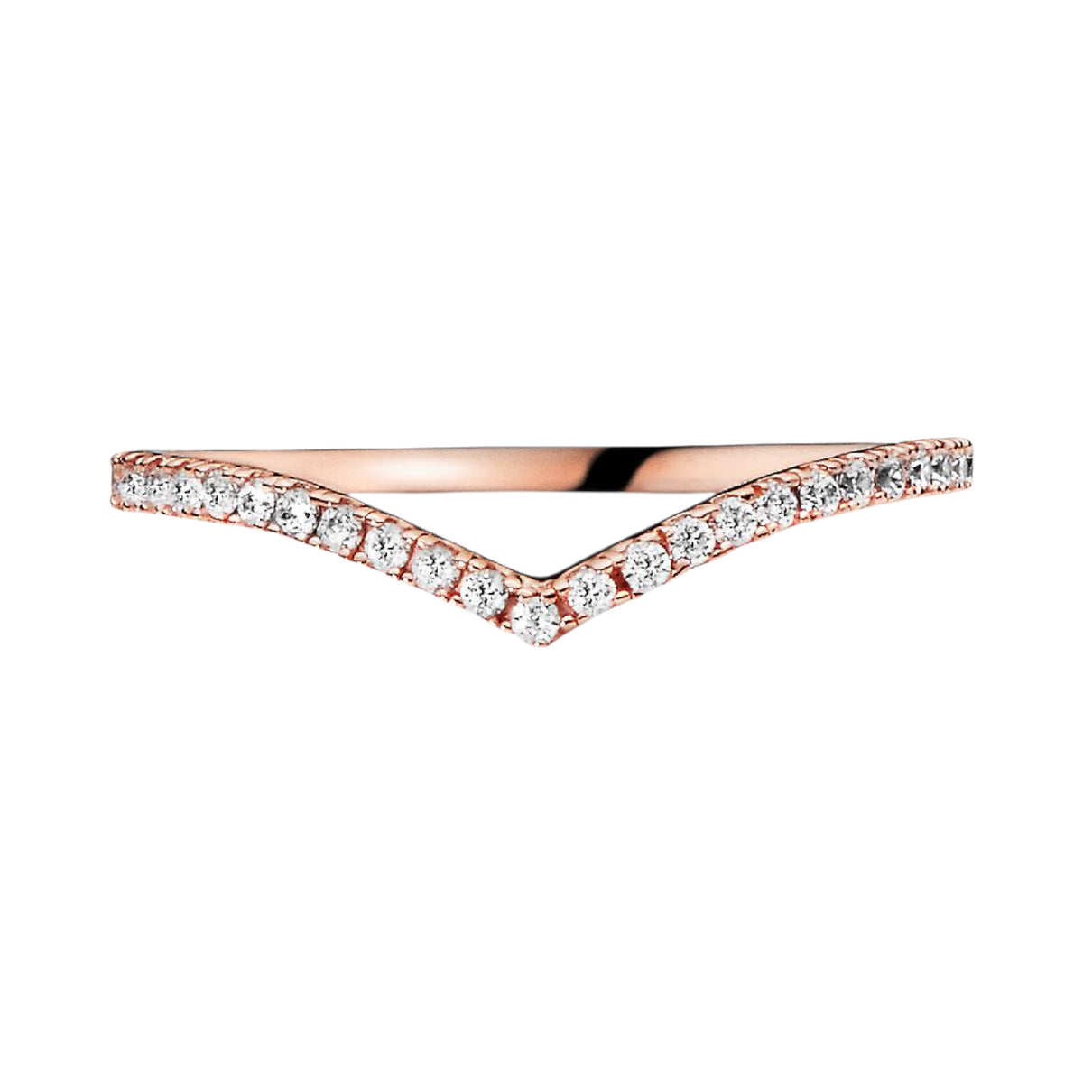 ROSE Ring Schimmernder Wunsch Zirkonia