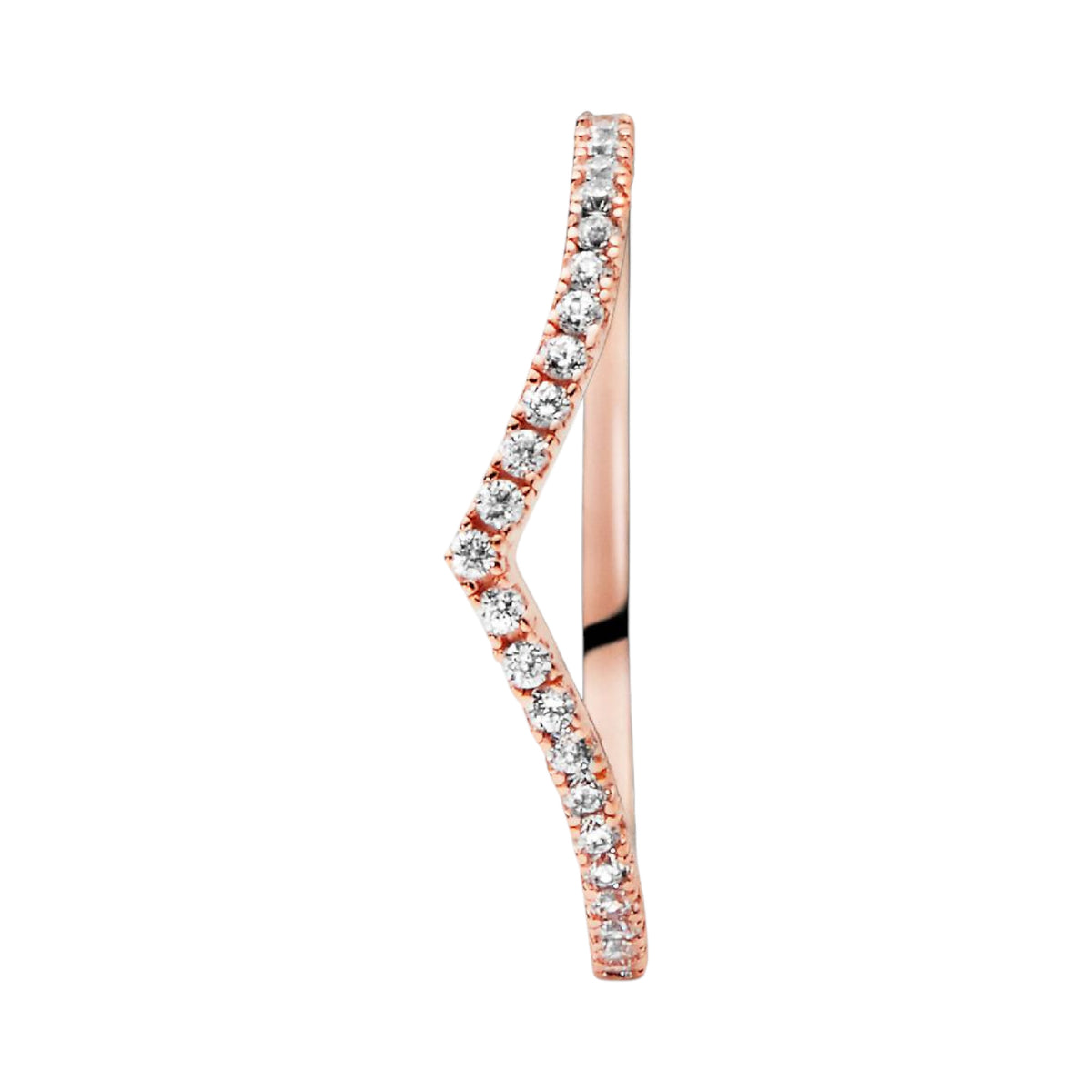 ROSE Ring Schimmernder Wunsch Zirkonia
