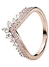 ROSE Ring Prinzessinnen Wünsche Krone