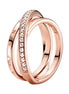 Ring durchkreuzendes Dreifachband