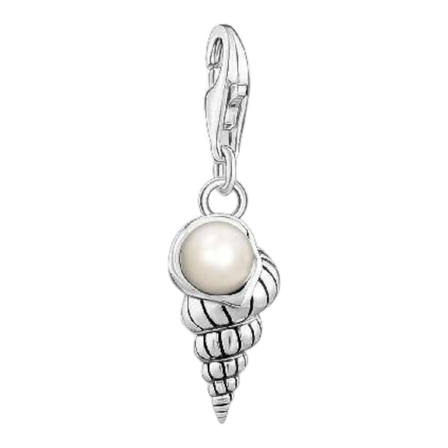 Anhänger "Muschel mit Perle" Silber