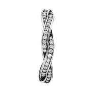Geflochtener Ring mit Zirkonia