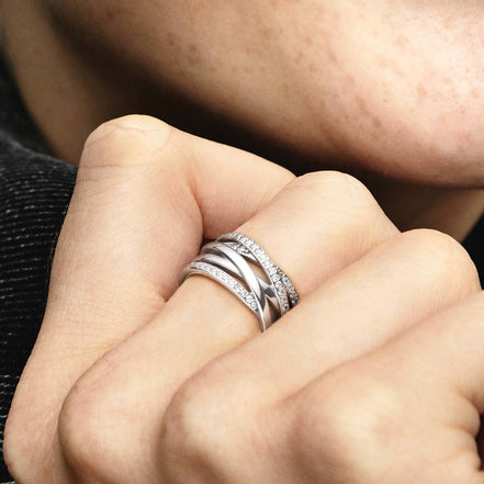 Damen Ring Silber