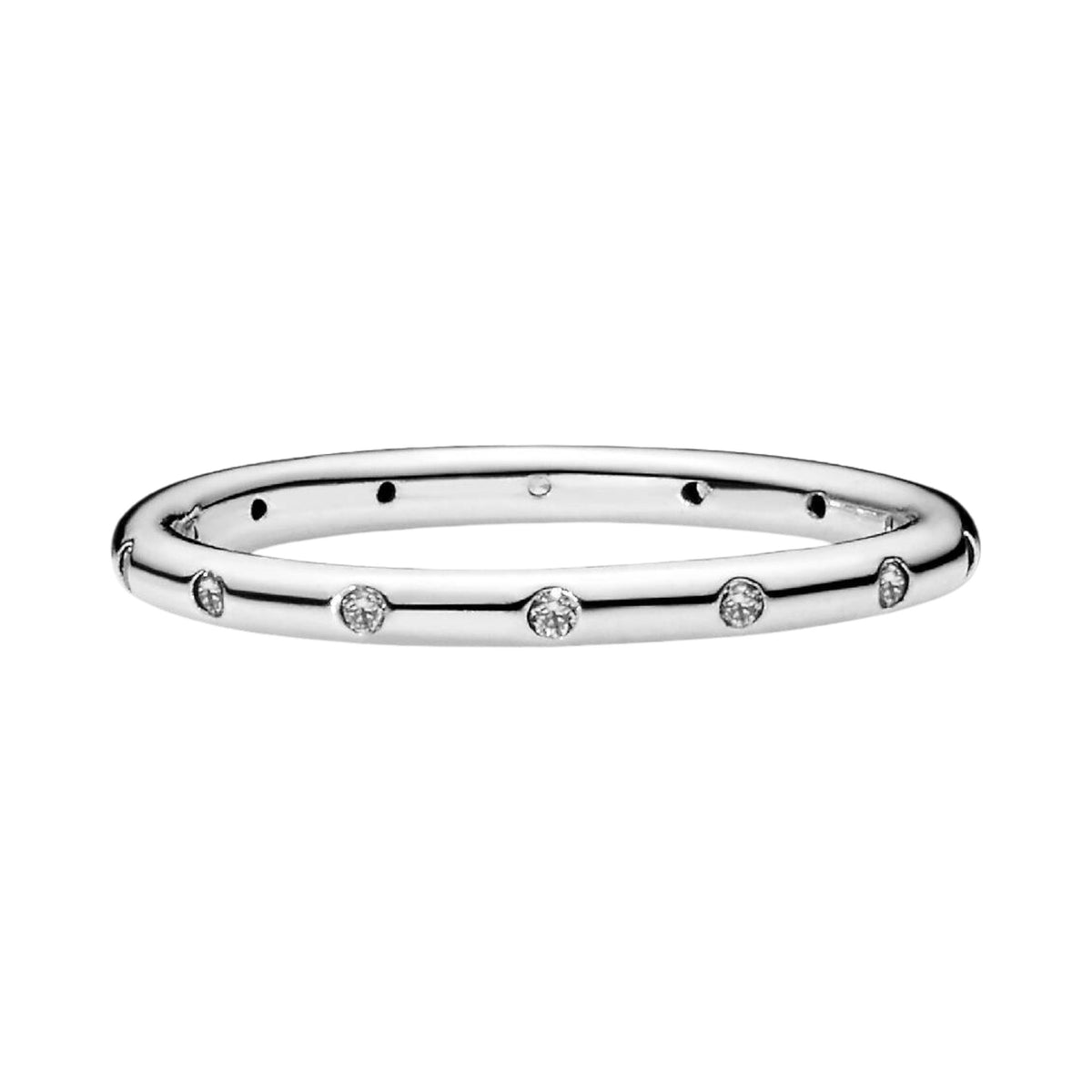 Ring mit Zirkonia Tröpfchen