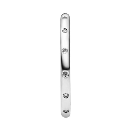 Ring mit Zirkonia Tröpfchen