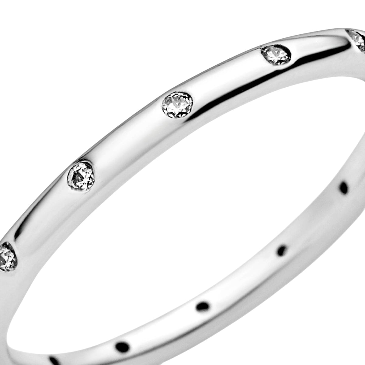 Ring mit Zirkonia Tröpfchen