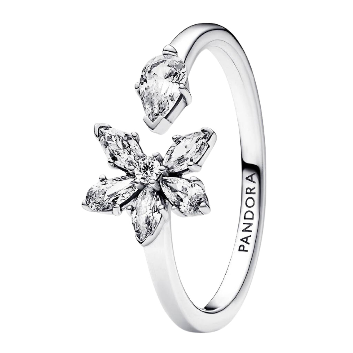 Ring mit einer Blattgruppierung