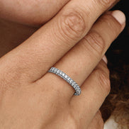 Ring einreihiges Funkeln
