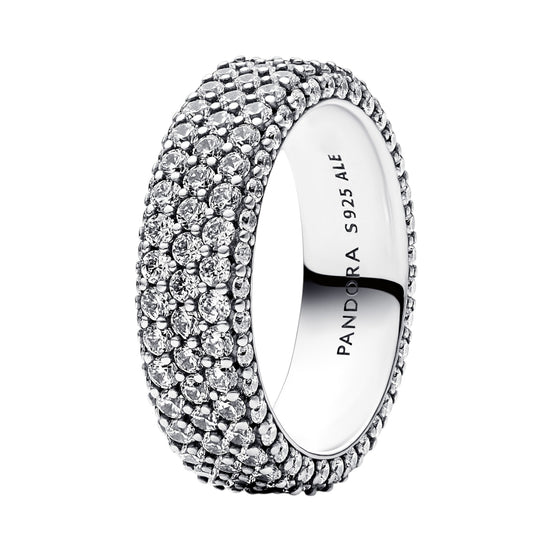Ring dreireihiges Funkeln