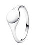 Ring gravierbares Siegel Silber