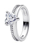 TIMELESS Ring Herz doppeltes Band