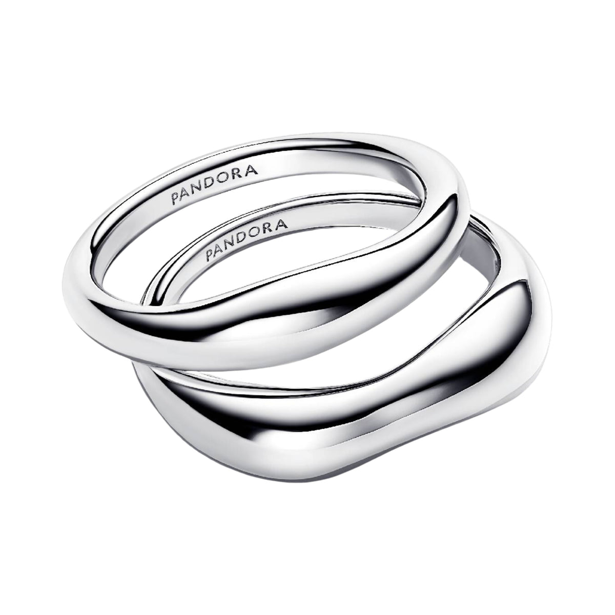 ESSENCE Ring organisch stapelbar Silber