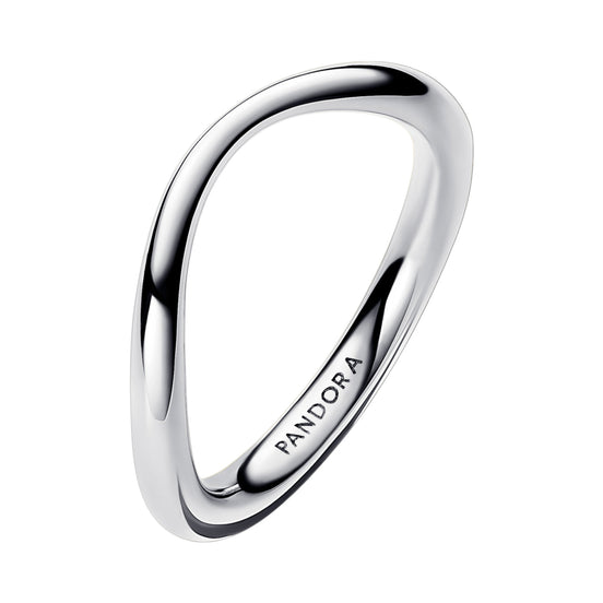 ESSENCE Ring organisch stapelbar Silber