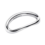 ESSENCE Ring organisch stapelbar Silber