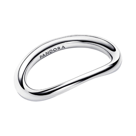 ESSENCE Ring organisch stapelbar Silber