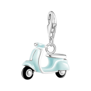 Charm-Anhänger Motorroller Türkis