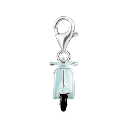 Charm-Anhänger Motorroller Türkis