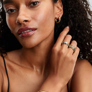 ESSENCE Doppelring stapelbar gedreht