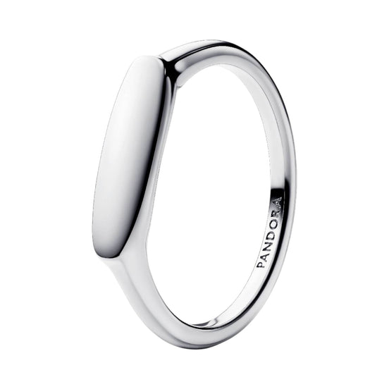 Moments Ring Gravurplatte silber