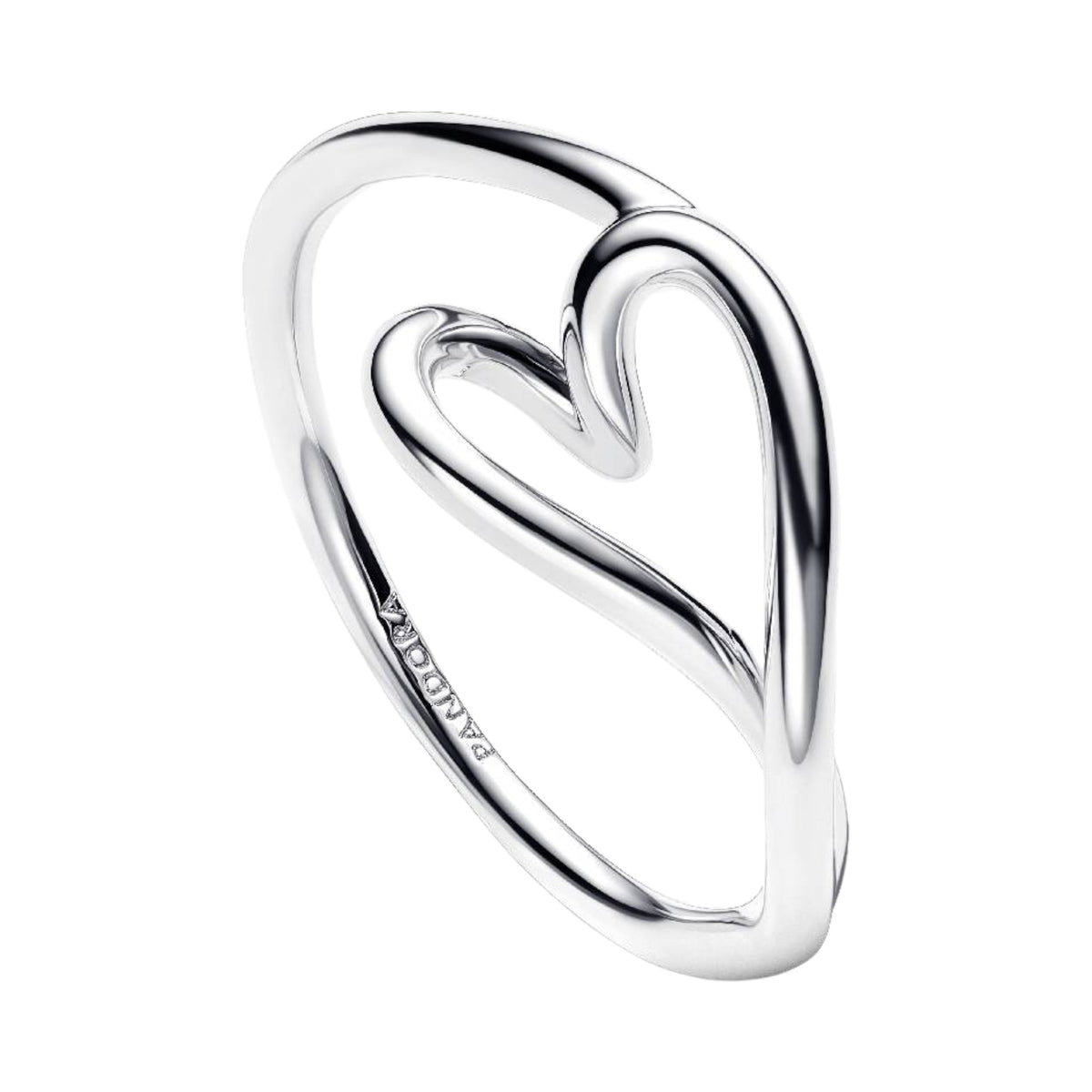Ring Herz silberfarben