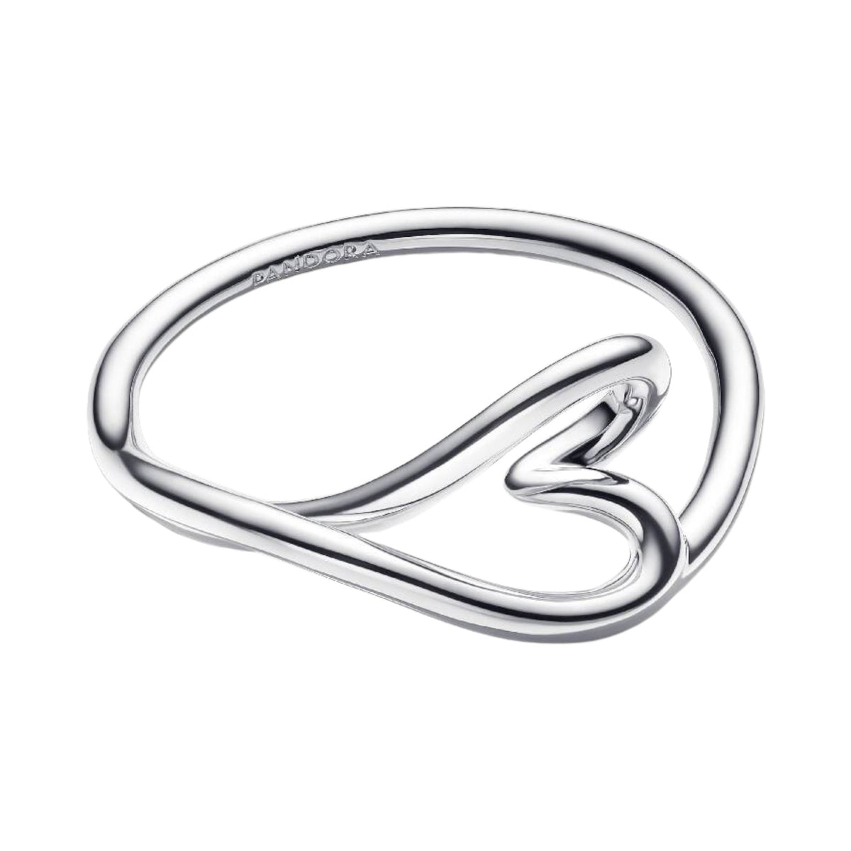 Ring Herz silberfarben