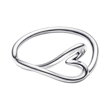Ring Herz silberfarben