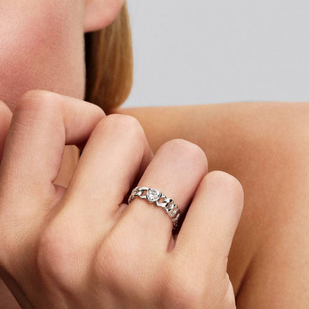 Ring Kubanische Kette