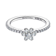 TIMELESS Ring Blume silberfarben