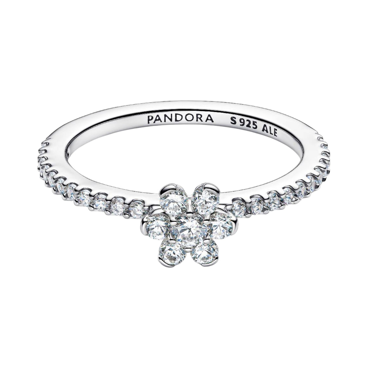 TIMELESS Ring Blume silberfarben