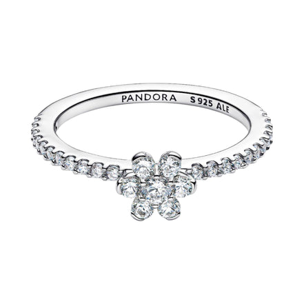 TIMELESS Ring Blume silberfarben
