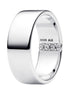 Breiter Gravierbarer Ring mit Zirkonia