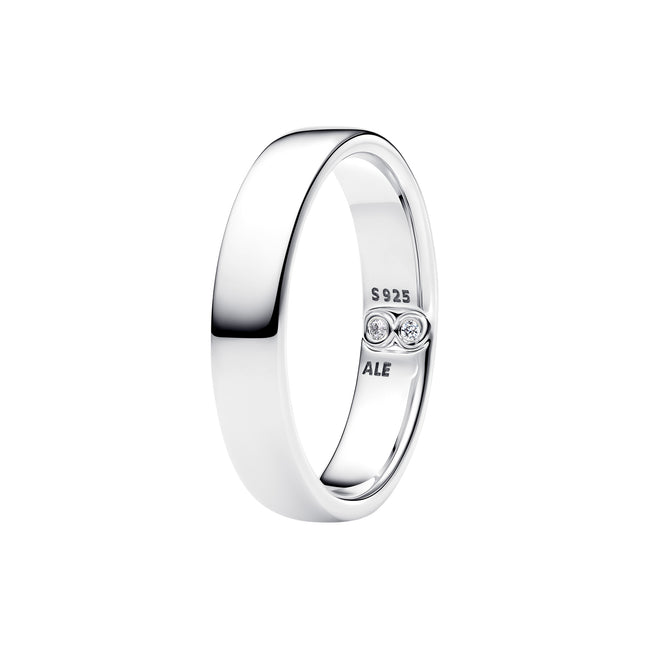 Gravierbarer Ring mit Zirkonia