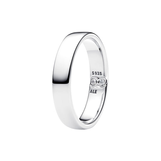 Gravierbarer Ring mit Zirkonia