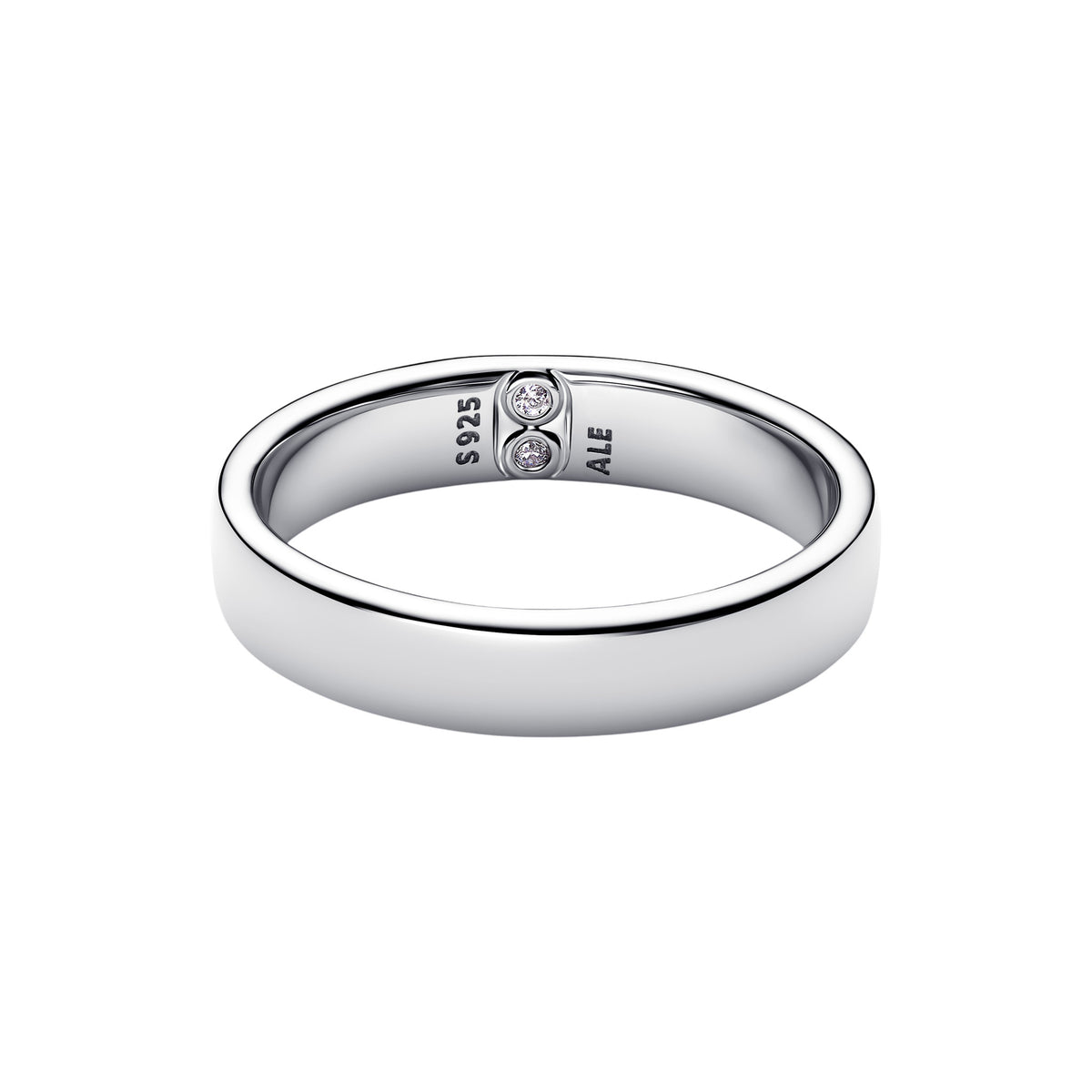Gravierbarer Ring mit Zirkonia