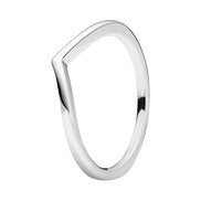 Ring Glänzender Wunsch Silber