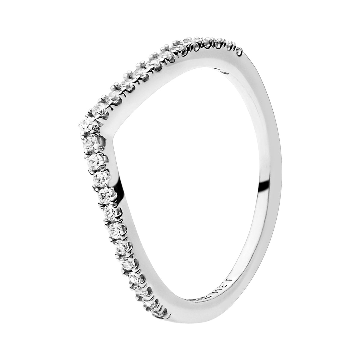 Ring Funkelnder Wunsch Silber Zirkonia