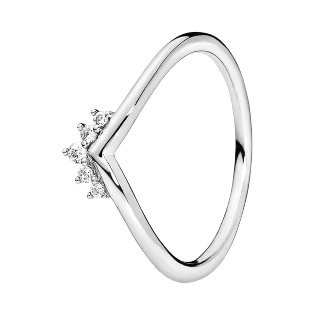 Ring mit Diadem aus Zirkonia